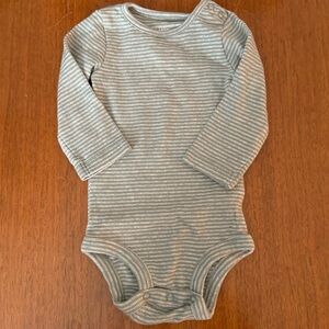 🍓3/$10 Little Planet Organic Striped Bodysuit size 6m